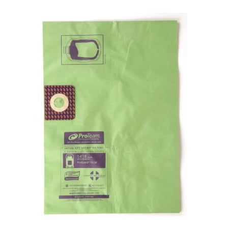 Pro Team ProTeam ProGuard Intercept Micro Filter Bags, 15-20 Gallon, 3/Pack 107180